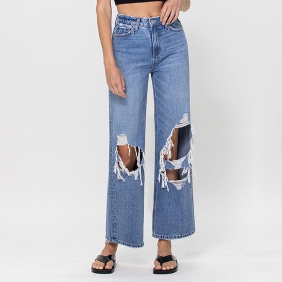 *NEW* Vervet by Flying Monkey 90's Vintage Dad Jeans - Picture 5 of 13